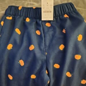 NWT Crewcuts Navy Pants with Orange Accents